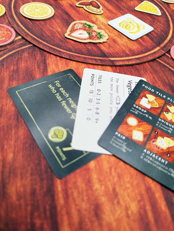 Charcuterie Board Game by 3WS - Deliciously Themed Strategy Game for 2-6 Players Ages 14+ - Perfect Food Lover's Game &amp Board Game Gift Idea for Family Night &amp Dinner Parties