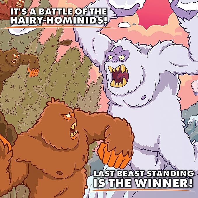 Bigfoot vs. Yeti: Splat Attack Funny Cryptid Showdown Catapult Launching Game for Kids &amp Family Fun 2 Players Ages 6+