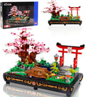 Cherry Blossom Meaningful Bonsai Tree Building SetsJapanese Style Sakura Tree Mini Building Blocks(1286 PCS)Enjoy Your Own Beautiful Display Show Present for Kids and Adults