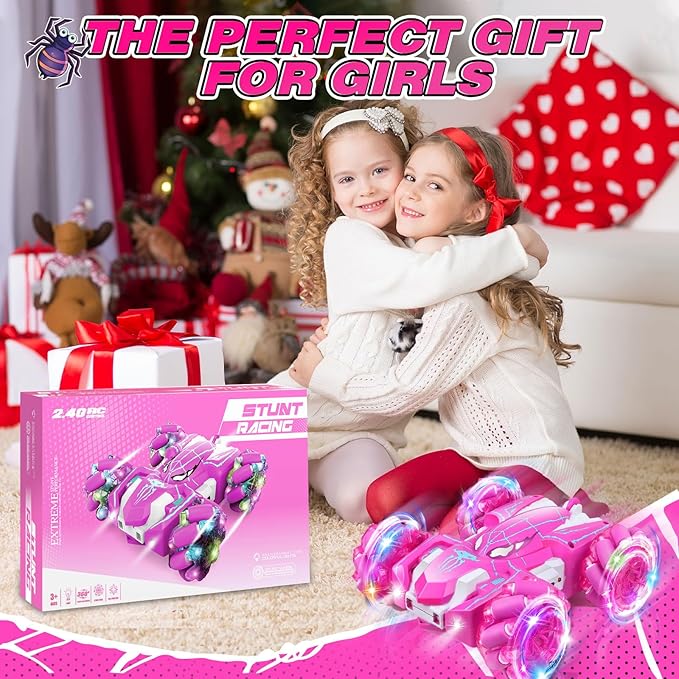 Dolanus Spider Remote Control Car RC Cars Kids Toys Girls 3-5 Toys for Ages 8-13 Gifts for 3 4 5 6 7 8 10 12 Year Old Girls Kids Toddlers Birthday