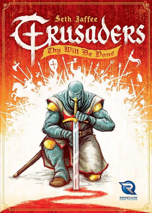 Crusaders: Thy Will Be Done - Medivel Strategy Boardgame Ages 14+ 2-4 Players 45-60 Min