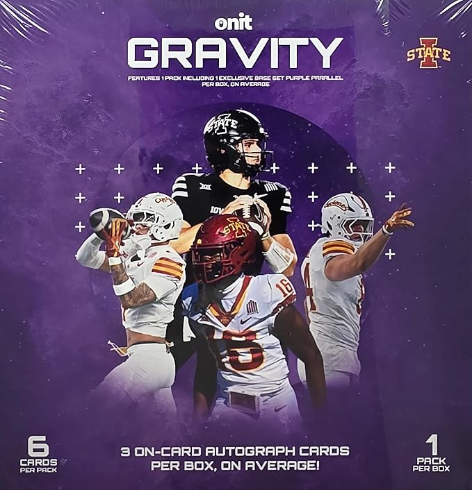 2025 Onit Gravity College Football Card Breaker Edition Box (Iowa State Cyclones)