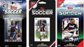 C&ampI Collectables MLS New England Revolution Men's 4 Different Licensed Trading Card Team Sets White