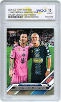 2024 MLS Topps Lionel Messi &amp Cavan Sullivan Legend &amp Young Phenom Card #129 - Graded GEM Mint 10