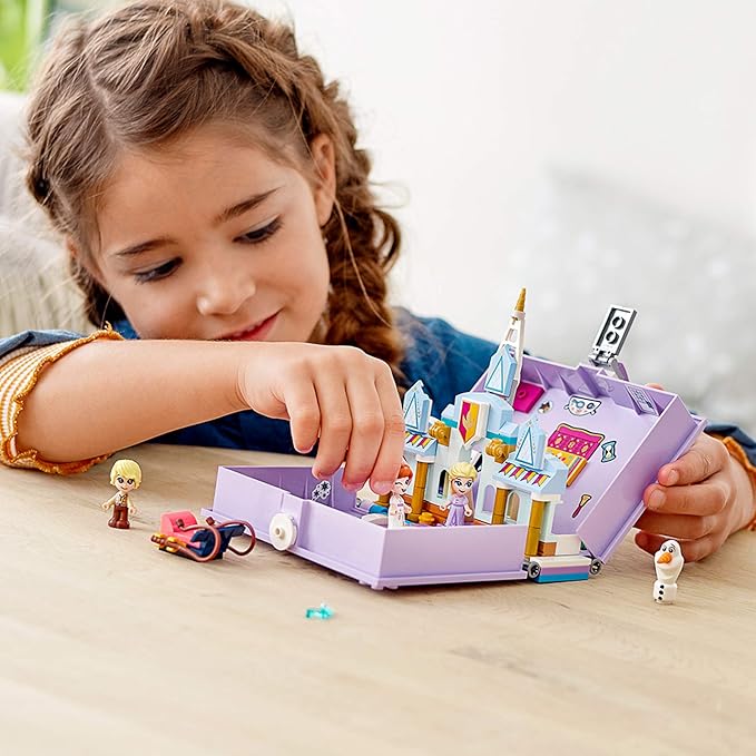 LEGO Disney Anna and Elsa’s Storybook Adventures 43175 Creative Building Kit for Fans of Disney’s Frozen 2 (133 Pieces)