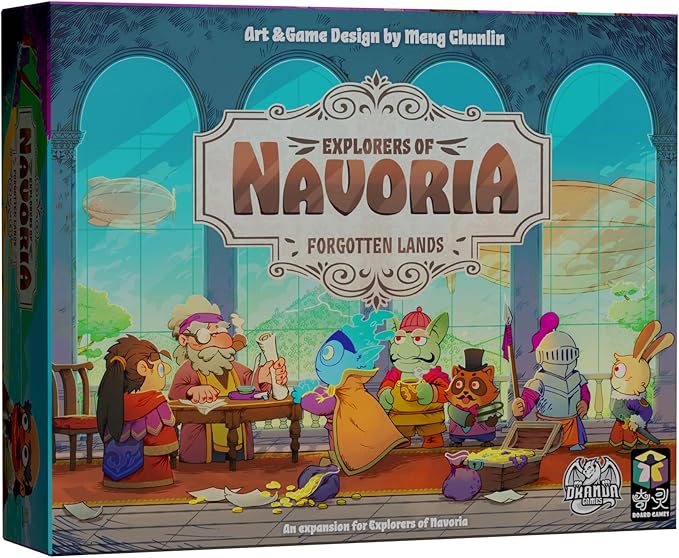 Explorers of Navoria Forgotten Lands Expansion - Asymmetrical Powers Solo Campaign and New Content