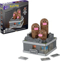 MEGA Pokémon Building Toys Set Mini Motion Dugtrio with 350 Pieces Pop Up Motion 5 Inches Tall for Adult Collectors