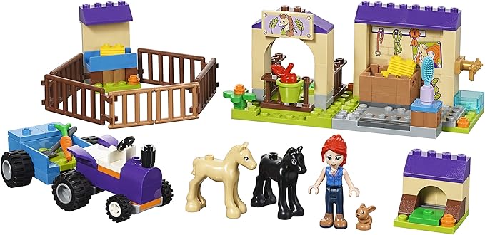 LEGO Friends 4+ Mia's Foal Stable 41361 Building Kit (118 Pieces)