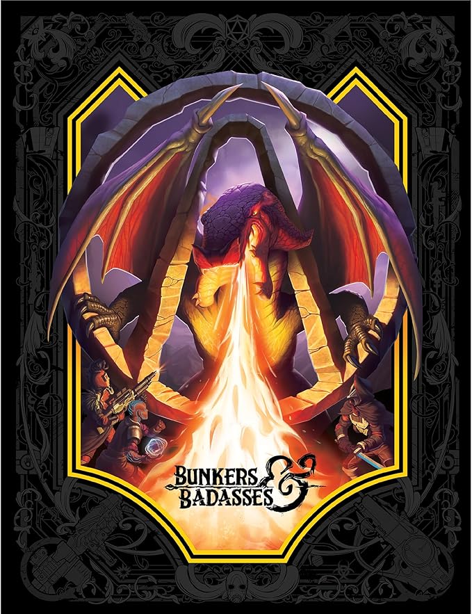Bunkers &amp Badasses RPG: Sourcebook - Standard Edition - Hardcover Book Tabletop Role Playing Game Official Borderlands License