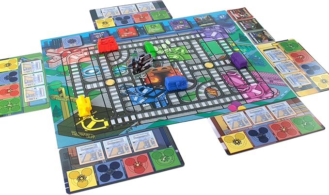 Super Trains: First Ride Super Hero Train Game – Kids &amp Family Board Game Ages 5–10 Dice Rolling Strategy 2–5 Players