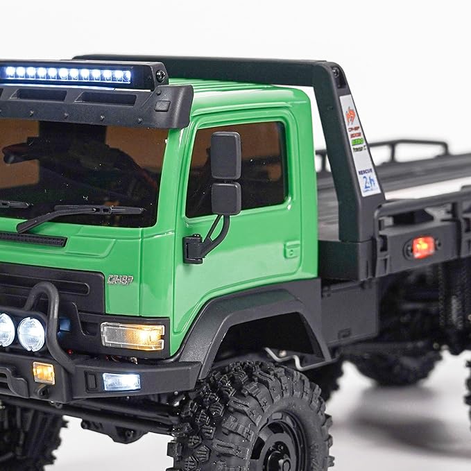 HOBBYPLUS ARKTOS V1.5 CR18P Rock Crawler RTR All Terrain - Remote Control Car Rock Crawler 1/18 Scale 6WD 2 Speed Transmission Off Road for Adults RC Hobbyists (Green)