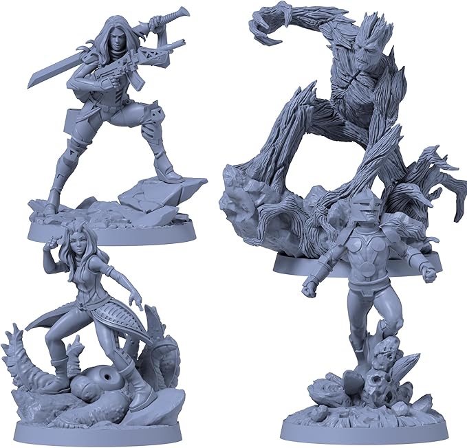Marvel Zombies: A Zombicide Game - Guardians of The Galaxy - Fight The Undead Threat in The Depths of Space! Cooperative Strategy Game Ages 14+ 1-6 Players 90 Minute Playtime Made by CMON CMON