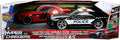 Jada Toys Hyperchargers 1:16 2020 Ford Mustang Shelby GT500 &amp 2019 Dodge Challenger SRT Remote Control Car Toys for Kids and Adults