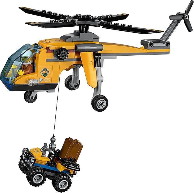 LEGO City Jungle Explorers Jungle Cargo Helicopter 60158 Building Kit (201 Piece)