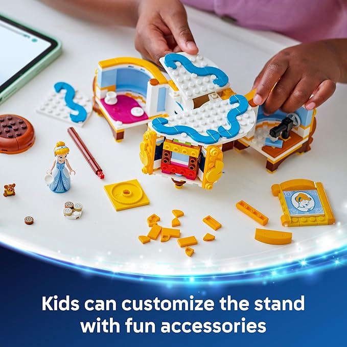 LEGO Disney Princess Cinderella’s Dress Kids Toy with Minidoll Character - Fun Building Toy for Girls and Boys Ages 9 and Up - Disney Gift Idea for Fans and Fashion Lovers - 43266