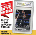 2025-26 NBA Topps Now Debut Victor WEMBANYAMA 1st Player Issue NBA Topps Now Card #19 San Antonio Spurs Wemby - Graded GEM-Mint 10