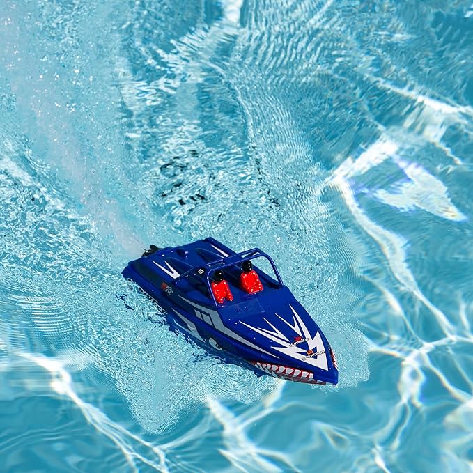 Pro Boat Sprintjet 9 Self-Righting Deep-V Jet Boat Brushed RTR Ready to Run Blue PRB08045T2