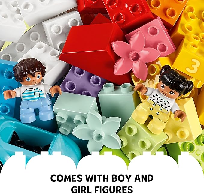 LEGO DUPLO Classic Brick Box Building Blocks - Learning &amp Educational Toys for Toddlers Preschool Ages 1.5+ Years - Develop Fine Motor Skills - Gift for Birthdays - 10913