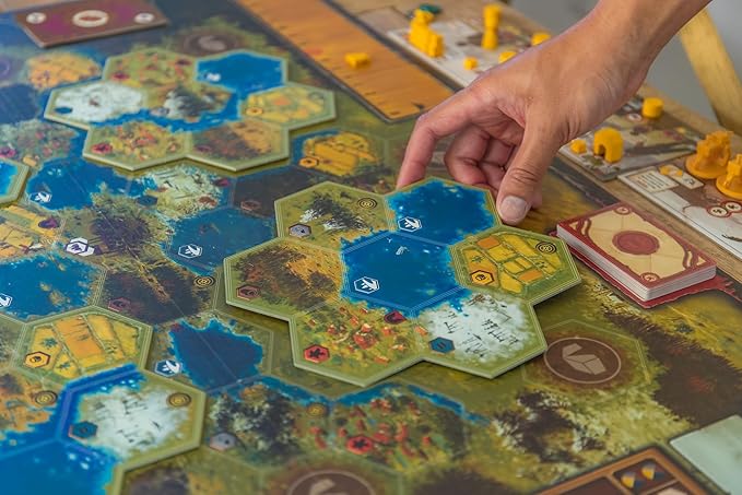 Stonemaier Games: Scythe Modular Board | Change The Map and Faction Locations to Add Variability to Game Set Up | Add to Scythe (Base Game) | 1-7 Players