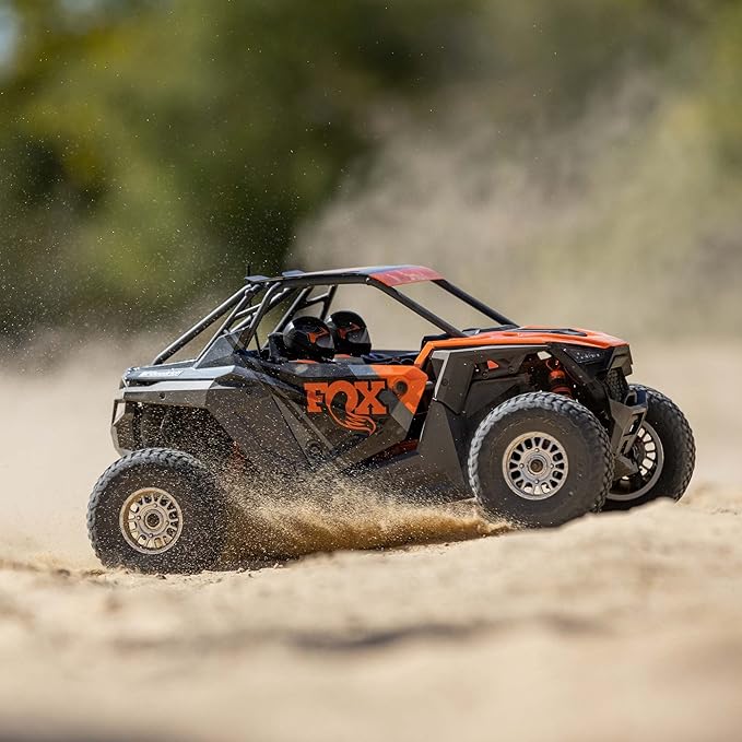 Losi RC Truck 1/10 RZR Rey 4 Wheel Drive Brushless Ready-to-Run Battery and Charger Not Included Fox LOS03029T2 Trucks Electric RTR Other