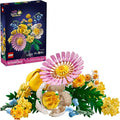 LEGO Botanicals Petite Sunny Bouquet Building Toy - DIY Floral Arrangement for Girls &amp Boys Ages 9+ - Gift for Birthdays - Bedroom Desk Home Decor - 10347