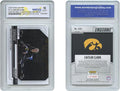 2025 Panini Caitlin Clark Iowa Retires Iconic #22 Jersey Card #CCA - Graded GEM Mint 10