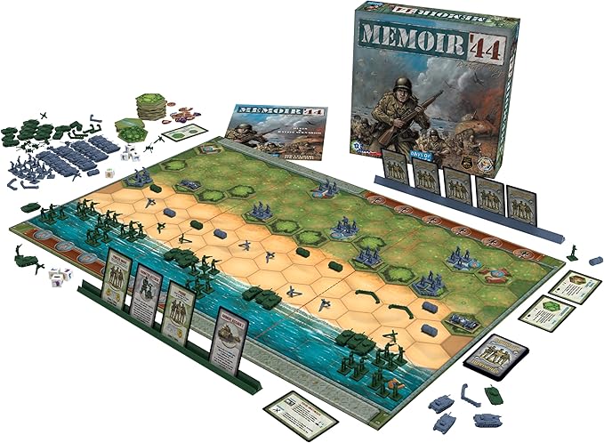 Memoir '44 Board Game - WWII Historical Board Game of Epic Battles! Tabletop Miniatures Strategy Game for Kids &amp Adults Ages 8+ 2-8 Players 30-60 Minute Playtime Made by Days of Wonder