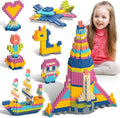 Tigerhu Kids 1120pcs Building Blocks Set Educational STEM Building Toy Construction Block Toys Set Learning Playset Kit for Boys Girls Child Brain Development Preschool Kindergarten Toy Age 3+