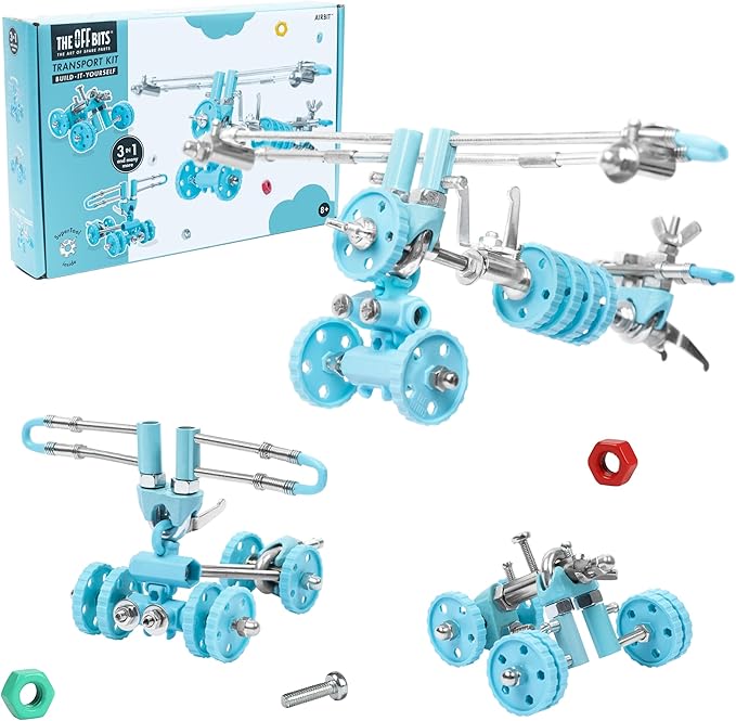 The Off Bits AirBit – Build Your Own Airplane! STEM Building Kit for Creative Kids 8-12 &amp Curious Adults Fun Educational Gift for Boys &amp Girls