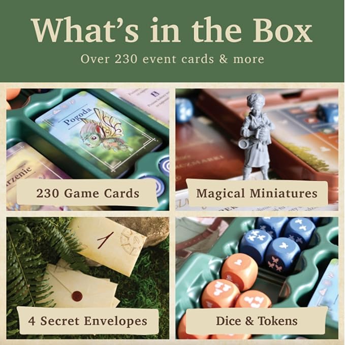 Mythwind Board Game - Cooperative &amp Solo Cozy Village-Building Adventure in a Magical Valley 1-4 Players 30-60 Minute Story-Driven Sessions