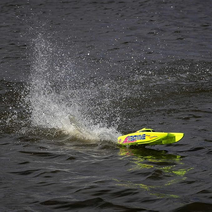Pro Boat Blackjack 24 V2 Catamaran Brushless Heat Wave Visual RTR PRB08049T1