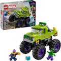 LEGO Marvel The Hulk Truck vs. Thanos - Monster Truck Building Toy for Kids 7+ - Includes Hulk &amp Thanos Toy Minifigures - Creative Birthday Gift Idea for Girls and Boys - 76312