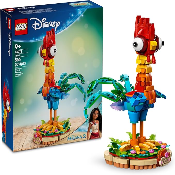 LEGO Disney Moana 2 Heihei - Building Toy for Kids Girls &amp Boys Ages 9+ - Gift for Birthdays - Moana &amp Disney Toy for Fans - 43272