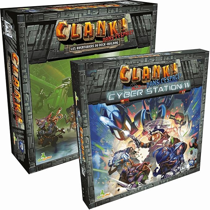 Renegade Game Studios - Clank ! Dans l’Espace ! Extension Cyber Station 11 - Jeu de Deck Building Exploration et Prise de Risque - 2 à 4 joueurs - 12+