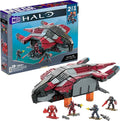 MEGA Halo Infinite Toy Building Sets Banished Phantom Aircraft with 1214 Pieces 4 Micro Action Figures and Accessories for Collectors