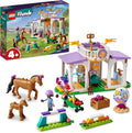Lego Friends Riding School Set with 2 Toy Horses Aliya and Mia Mini Dolls Riding Stable and Horse Toy Animal Care Gift for Children Girls and Boys from 4 Years 41746
