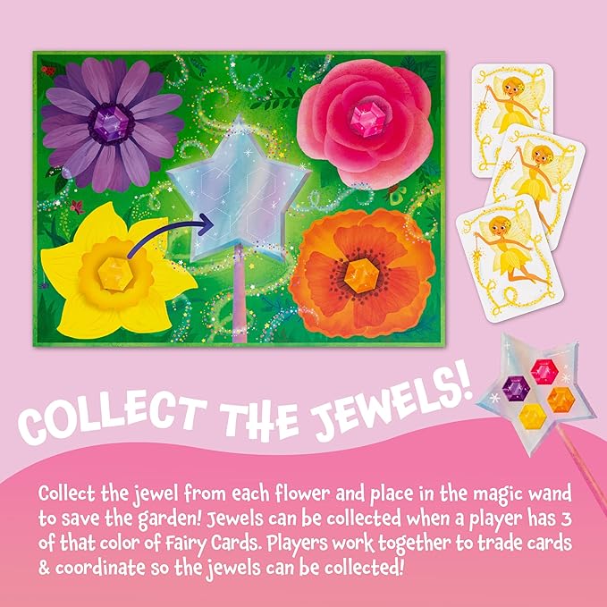Peaceable Kingdom The Fairy Match Game - an Enchanting Board Game for 2-6 Kids Ages 5+