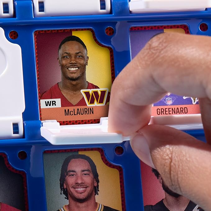 Guess Who? NFL Edition Board Game | Officially Licensed NFL Game for Kids and Families | Ages 6+ | 2 Players | 15 Mins. | Football Games