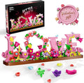 Heart Ornament Building Toy KitLove Shaped Flowers Building Set791PCS Flowers Roses Botanical Plant DIY Collection for Adults Kids Girls and BoysHome Decor Gift for Birthday Valentines
