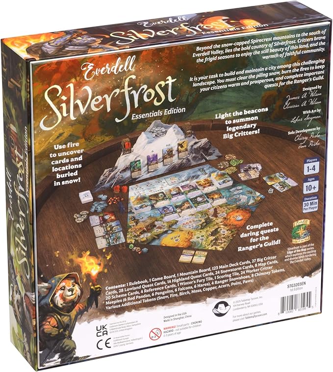 Everdell Silverfrost Essentials Edition Board Game for 1–4 Players | Standalone City-Building Strategy Game Ages 10+ | Worker Placement Tabletop Game