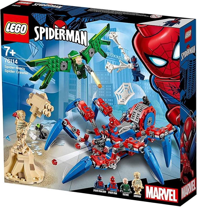 Lego 76114 Super Heroes Spider-Man Spider Crawler Building Set Marvel Toy Vehicles for Kids