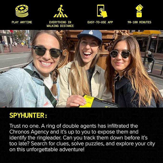 Tampa Outdoor Escape Room | Real City Scavenger Hunt | Gifts for Adults &amp Families | 1-6 Players 2-3 Hours 1 Mile Walking Distance