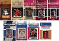 NBA Chicago Bulls 9 Different Licensed Trading Card Team Sets