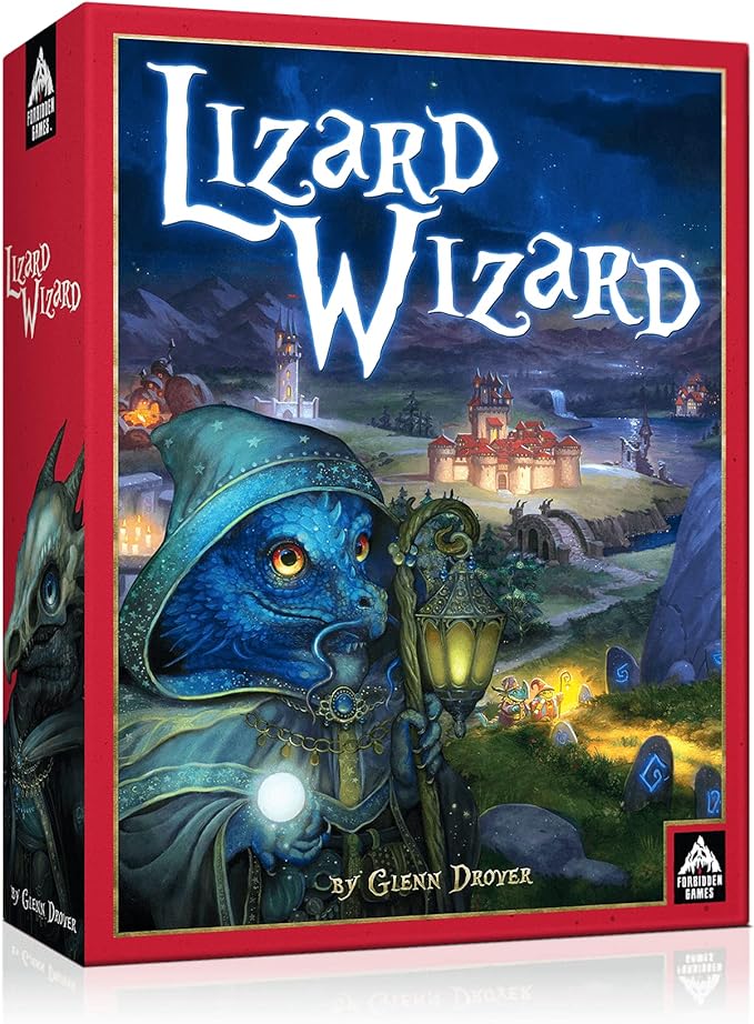 Forbidden Games Lizard Wizard – Fantasy Strategy Game of Spellcasting Potions and Mystical Creatures Ages 10+ 2-6 Players Family Game Night Essential