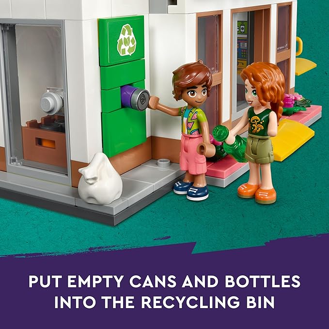 LEGO Friends Organic Grocery Store 41729 Supermarket Toy Shop for Girls and Boys 8 Plus Years Old Playset with Truck &amp 4 Mini-Dolls