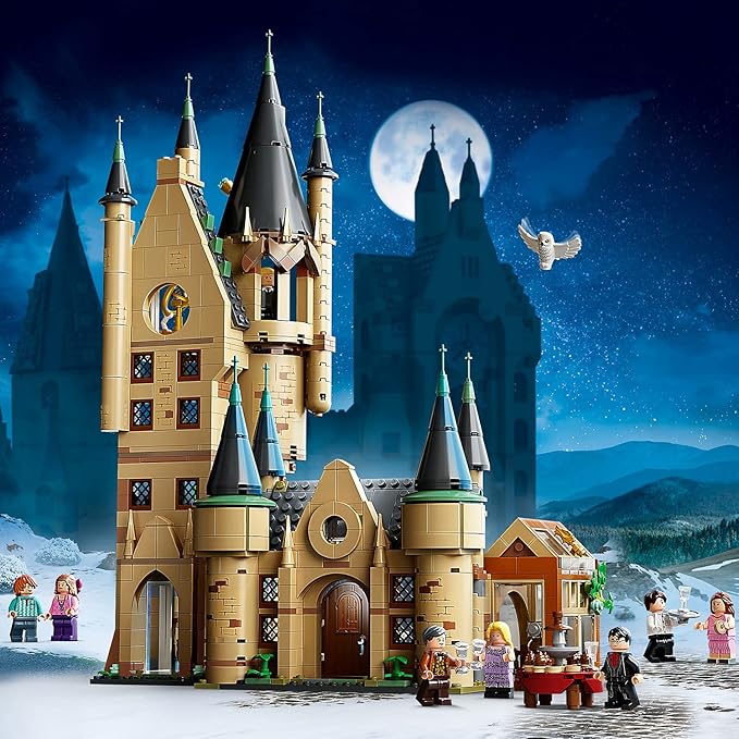 Lego 75969 Harry Potter Hogwarts Astronomy Tower Building Toy for Children +9 Years with 8 Mini Figures