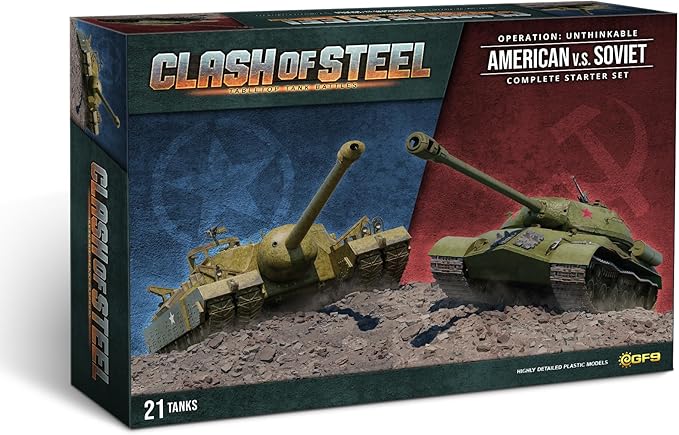 Gale Force Nine - Clash of Steel - Operation Unthinkable American v.s. Soviet Complete Starter Set