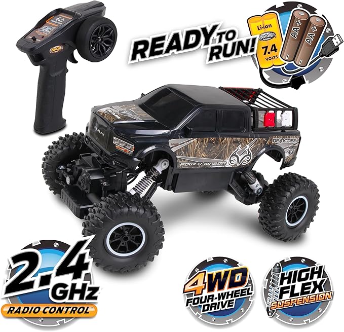 NKOK Ready to Run Realtree R/C Ram 2500 Power Wagon Rock Crawler