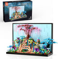 Micro Brick Tree of Life Building Set Creative Nature World Model 3D Wall Art Home Office Decoration or Table Display Collectible Display Set Ideas Gift Building Toy for AdultsTeens Ages 8+ Kids