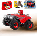 NKOK RC Sonic Racing CrossWorlds Monster Truck Knuckles Ready-to-Run 2.4GHz Remote Control Turbo Boost Wheelie &amp Donut Action All-Terrain Off-Road Ages 6+ Fun Gift for Kids Toy Award Winn